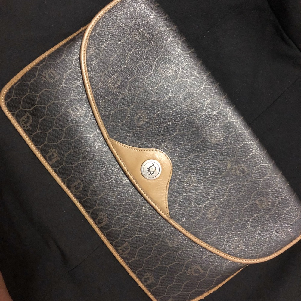 Authentic Vintage Christian Dior Envelope Clutch